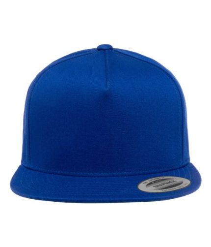 Five-Panel Cotton Twill Snapback Cap
