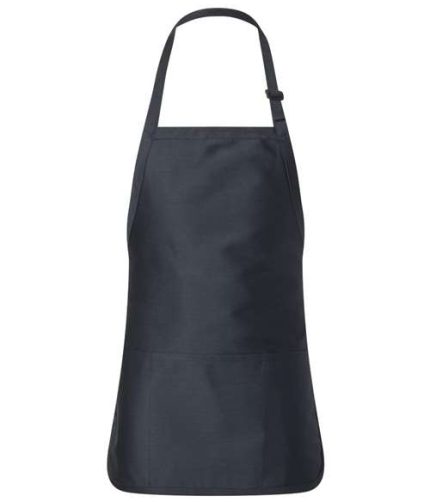 Full-Length Apron with Pouch Pocket